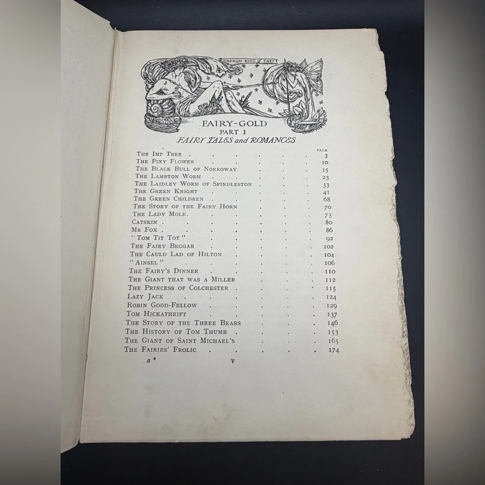 1911 Fairy Gold: A Book of Old English Fairy Tales Ernest Rhys & Herbert Cole